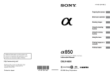 Sony DSLR-A850Q Operating instructions