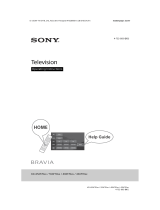 Sony KD-55XF7005 Operating instructions