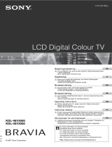 Sony KDL-40V3000 Owner's manual