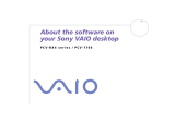Sony VAIO PCV-RX4 Series User manual