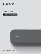 Sony HT-SF150 Barre de son TV 2.0ch User manual