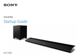 Sony HT-CT770 Quick start guide