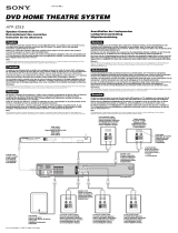 Sony HTP-32SS Installation guide