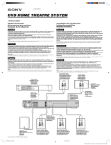 Sony HTR-210SS Installation guide