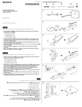Sony DAV-TZ715 Installation guide