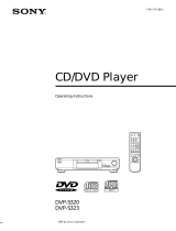 Sony DVP-S323 User manual