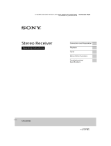 Sony STR-DH190 Owner's manual