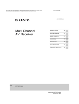 Sony STR-DN1030 User guide