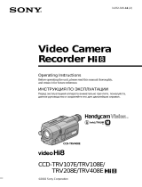 Sony CCD-TRV408E Operating instructions