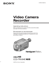 Sony CCD-TRV64E User manual
