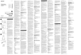 Sony WH-1000XM3 Reference guide