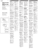 Sony ICF-C290L Owner's manual