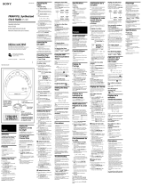 Sony ICF-C263 Owner's manual