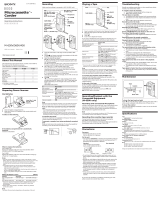Sony M-450 User manual