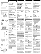 Sony M-430 Operating instructions