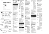 Sony D-E340 User manual