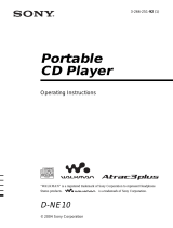 Sony D-NE10 User manual