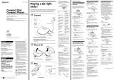 Sony D-E505 Operating instructions