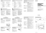 Sony XM-SD14X Owner's manual