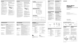 Sony XM-2200GTX Operating instructions