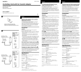 Sony DCC-E34CP Operating instructions