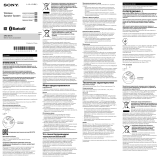 Sony SRS-BTV5 Reference guide