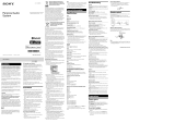 Sony RDP-X200IPN Operating instructions