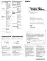 Sony CDX-505RF Operating instructions