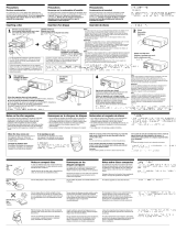 Sony CDX-705 Operating instructions