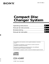 Sony CDX-434RF Owner's manual