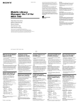 Sony MEX-1HD Owner's manual