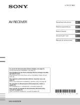 Sony XAV-AX3005DB Owner's manual