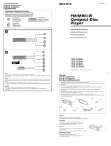 Sony CDX-C5850R User manual