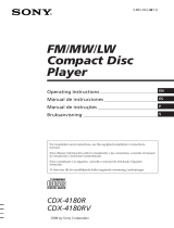 Sony CDX-4180R User manual