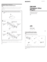 Sony CDX-3100 Installation guide