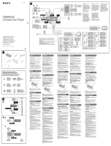 Sony CDX-GT730UI Installation guide