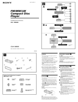 Sony CDX-M800 Installation guide