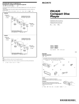 Sony CDX-3900 Installation guide