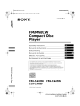 Sony CDX-CA650V User manual