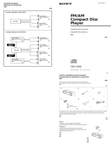 Sony CDX-4160 Installation guide