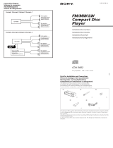 Sony CDX-3100 User manual