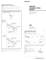 Sony CDX-C460 Installation guide