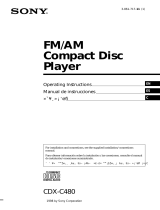 Sony CDX-C480 User manual