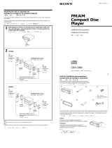 Sony CDX-C480 Installation guide