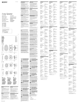 Sony XS-F1026SE User manual