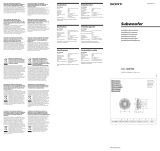 Sony XS-L100P5M Owner's manual