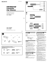Sony XR-CA440X Installation guide