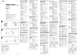 Sony XT-P50V Owner's manual