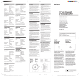 Sony XS-A1727 Owner's manual