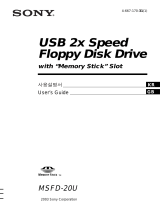 Sony MSFD-20U Owner's manual